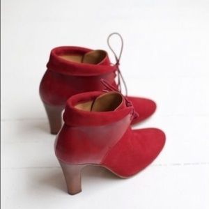 Sezane Jagger Red Booties